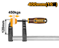 PRENSA SARGENTO EN F INDUSTRIAL 120X400MM INGCO (HFC021204)
