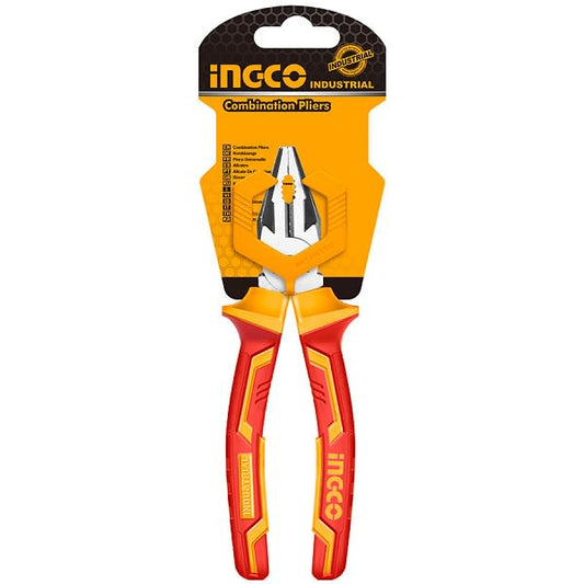 ALICATE UNIVERSAL INDUSTRIAL AISLADO VDE 180MM/7'' INGCO SS (HICP28188)