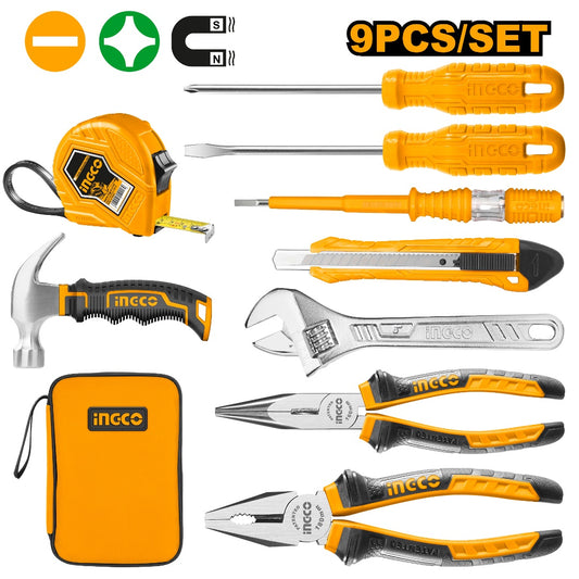 SET DE HERRAMIENTAS 9 PIEZAS INGCO (HKTH10809)