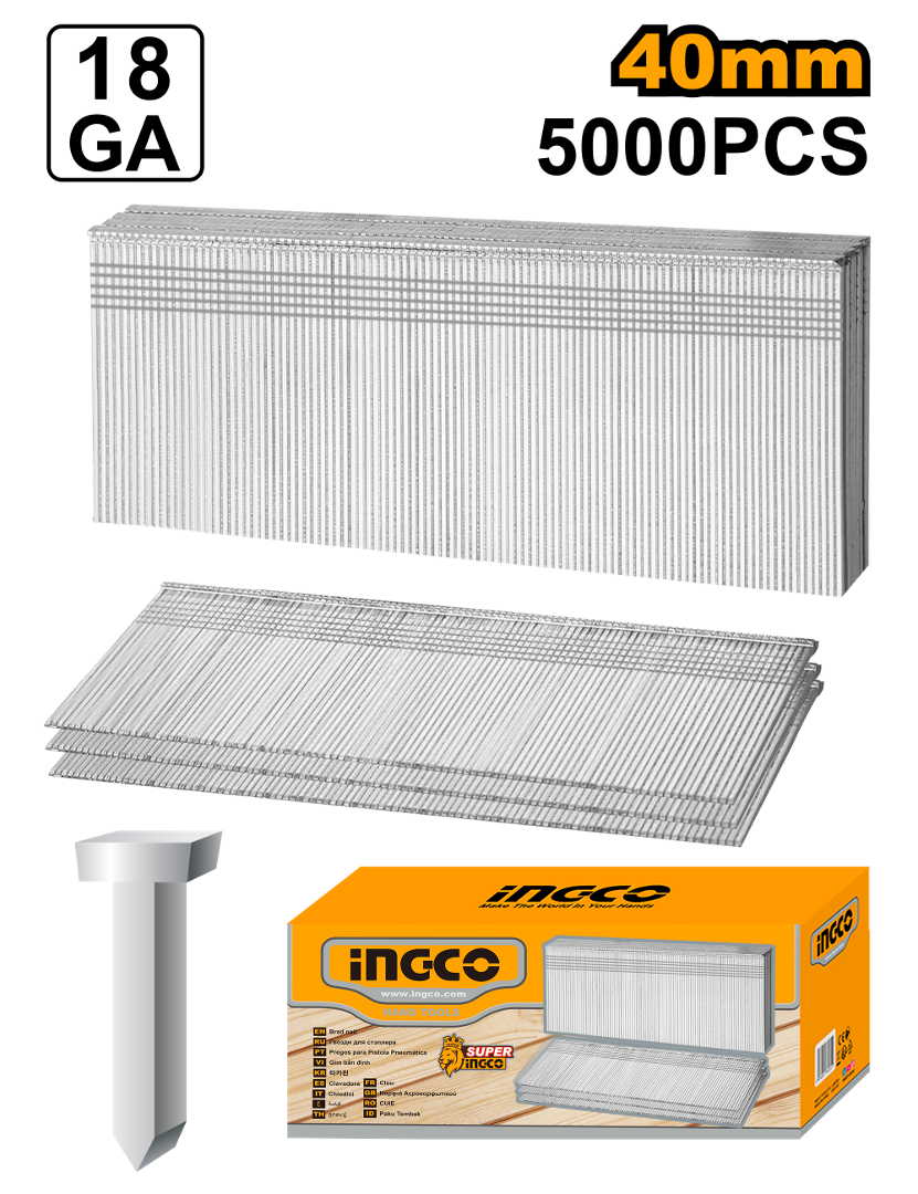 CLAVOS 40MM 5000PCS INGCO (ANA18401)