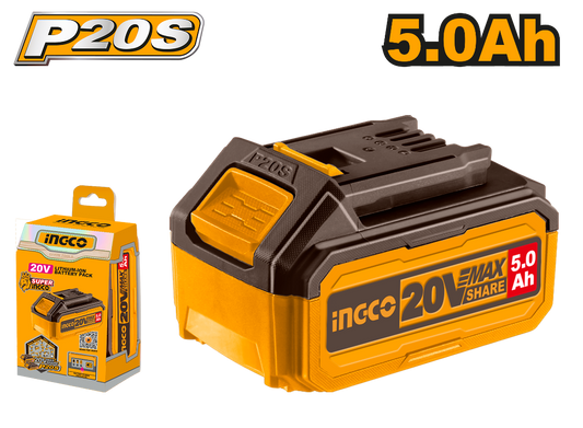 BATERIA INDUSTRIAL P20S 5AH 20V INGCO (FBLI2003)