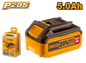 BATERIA INDUSTRIAL P20S 5AH 20V INGCO (FBLI2003)