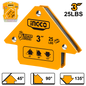 ESCUADRA MAGNETICA 3´´ 25 LBS INGCO (AMWH25031)