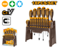 SET DE DESTORNILLADORES Y DE PRECISION 18 PIEZAS INGCO (HKSD1828)