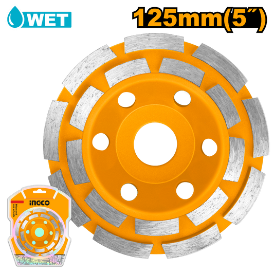 DISCO DIAMANTADO DE DESBASTE PARA HORMIGON 125MM INGCO (CGW021251)