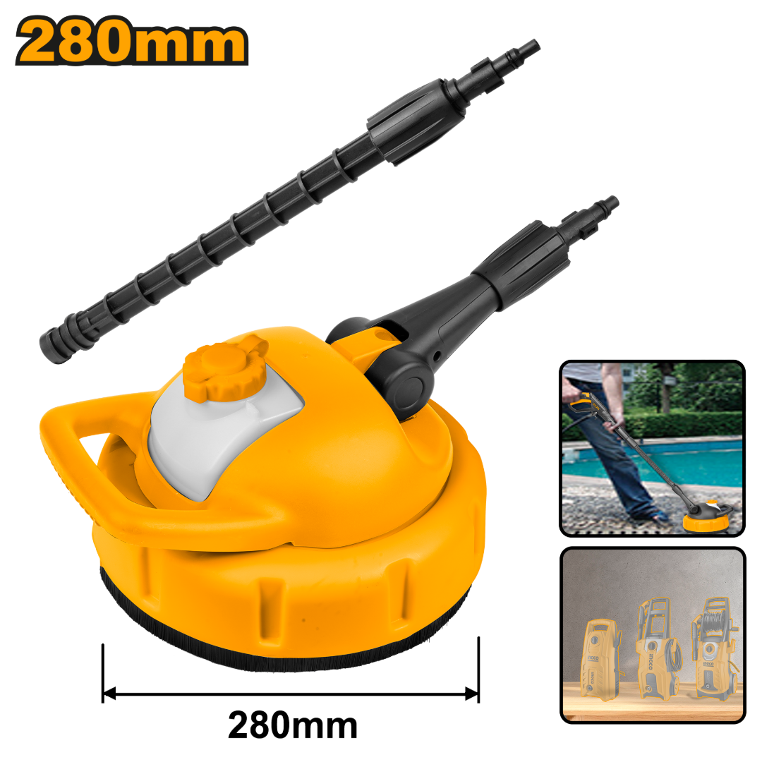 CEPILLO DE PATIO PARA HIDROLAVADORA 280MM INGCO (HPB36201)