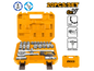 SET DADOS Y CHICHARRA INDUSTRIAL 20 PIEZAS 1/2'' INGCO SS (HKTS12201)