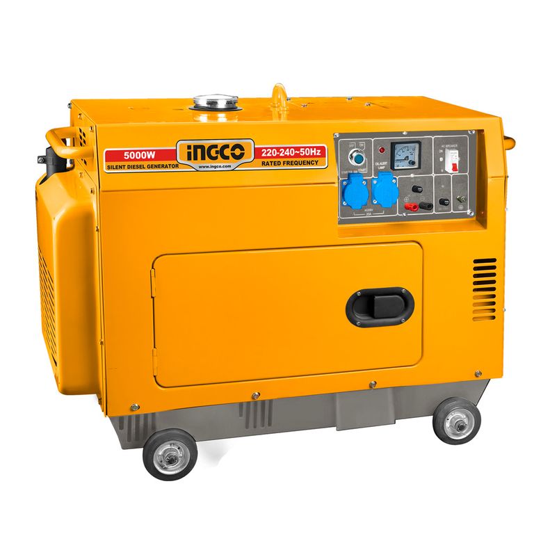 GENERADOR DIESEL SILENCIOSO CON SISTEMA ATS 5 KW INGCO (GSE50001.1)