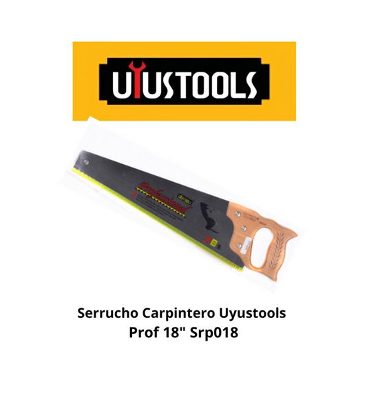 SERRUCHO PROFESIONAL 18 MGO MADERA UYUSTOOLS (SRP018)