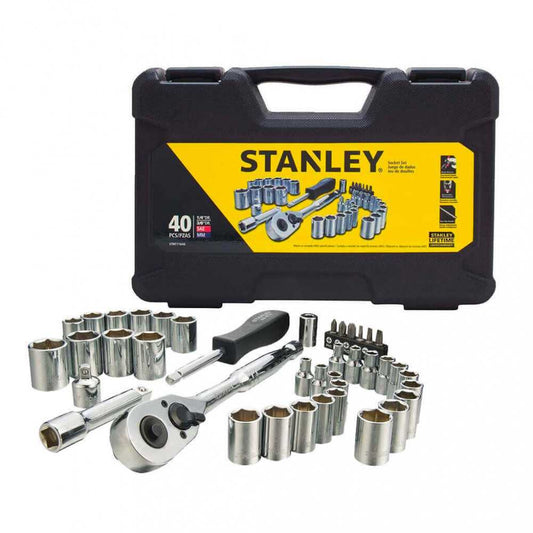 JUEGO DE HERRAMIENTAS MECANICAS STANLEY 40 PIEZAS (STMT71648)