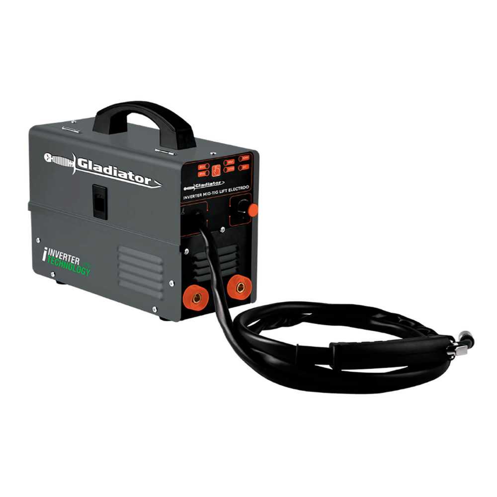 SOLDADORA GLADIATOR 120amp MIG FLUX-ARCO-TIG (IMET 6120/220)
