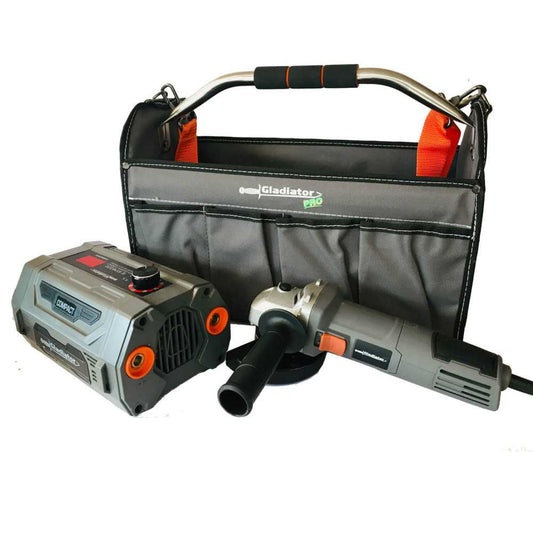 KIT SOLDADORA COMPACT + ESMERIL + BOLSO GLADIATOR (IE 6170/220 - AA615-5-220 KB)
