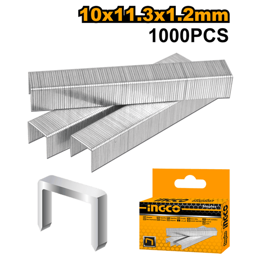 GRAPA PARA CLAVADORA 10x1.2 MM 1000 UN INGCO (STS0412)