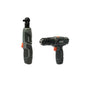 KIT TALADRO PERCUTOR 10 MM + CHICHARRA 12V INALAMBRICA GLADIATOR (TPLC 810/12 K2)