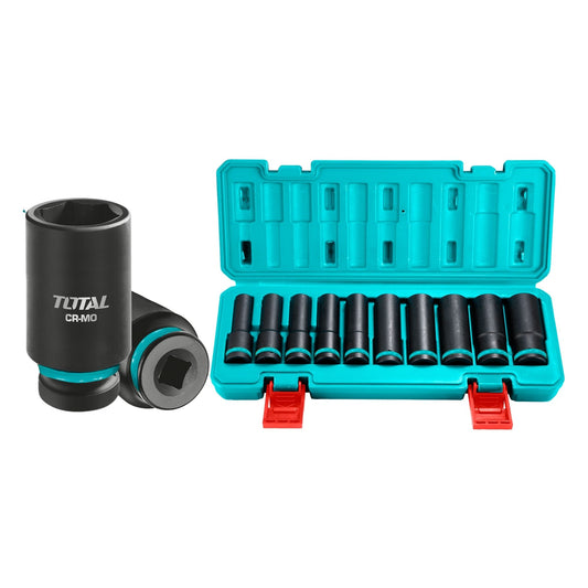 JUEGO DE DADOS IMPACTO TOTAL 1/2´´ 10 PZAS. (THKISD12102L)