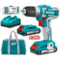 TALADRO INALAMBRICO 20V 10MM + C/2BAT 2AH + C/CARG INTELIGENTE (TDLI200215)