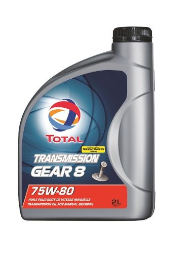 TOTAL TRANSMISSION GEAR 8 75W-80 2 LTS.