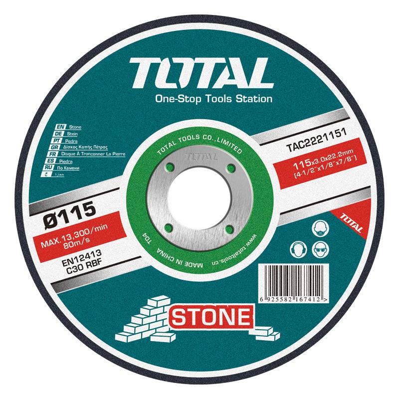 DISCO DE DESBASTE PIEDRA TOTAL 4 1/2´´ X 7/8´´ (TAC2221151)