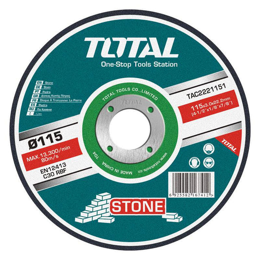 DISCO DE DESBASTE PIEDRA TOTAL 4 1/2´´ X 7/8´´ (TAC2221151)