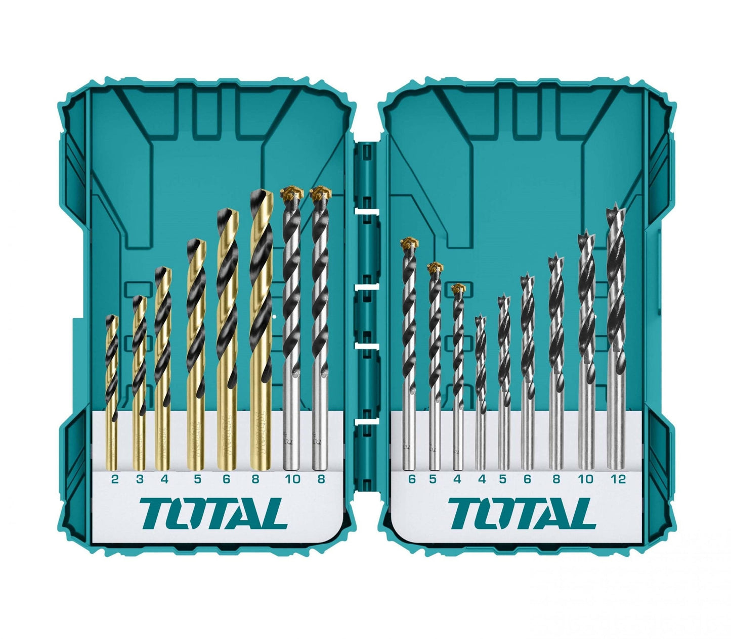 JUEGO BROCAS TOTAL HSS 16 PCS (TACSD0195)