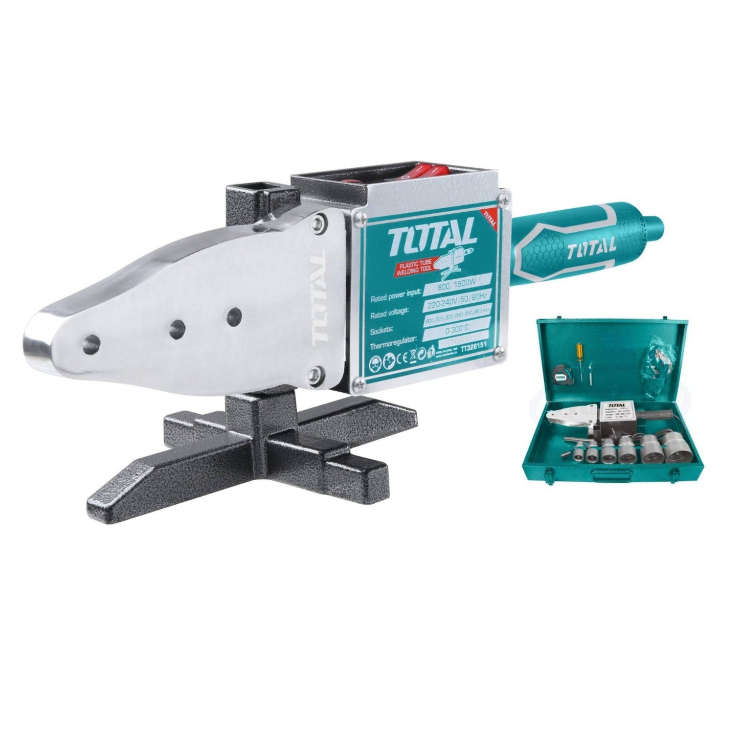 TERMOFUSIONADORA TOTAL PPR 800W/1500W (TT328151)