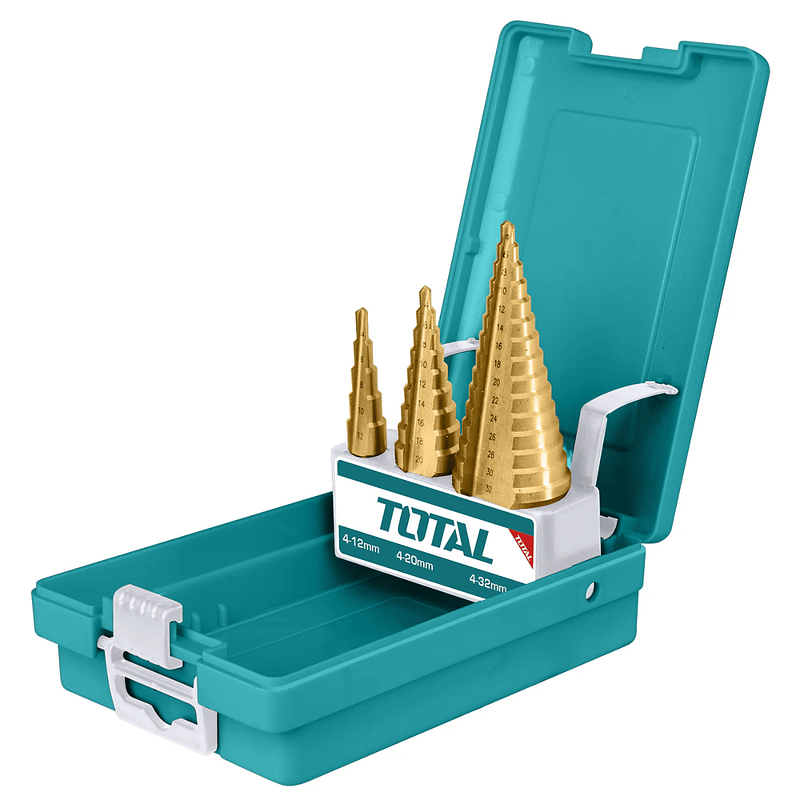 SET DE BROCAS ESCALONADAS TOTAL 3PZS (4-12/4-20/4-32 (TACSD2031)