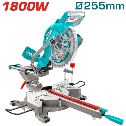 SIERRA INGLETEADORA TELESCOPICA 10'' 1800W TOTAL (TS421825517)