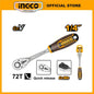 LLAVE CHICHARRA 1/4´´ INGCO MANGO ANTIDESLIZANTE (HRTH0814)