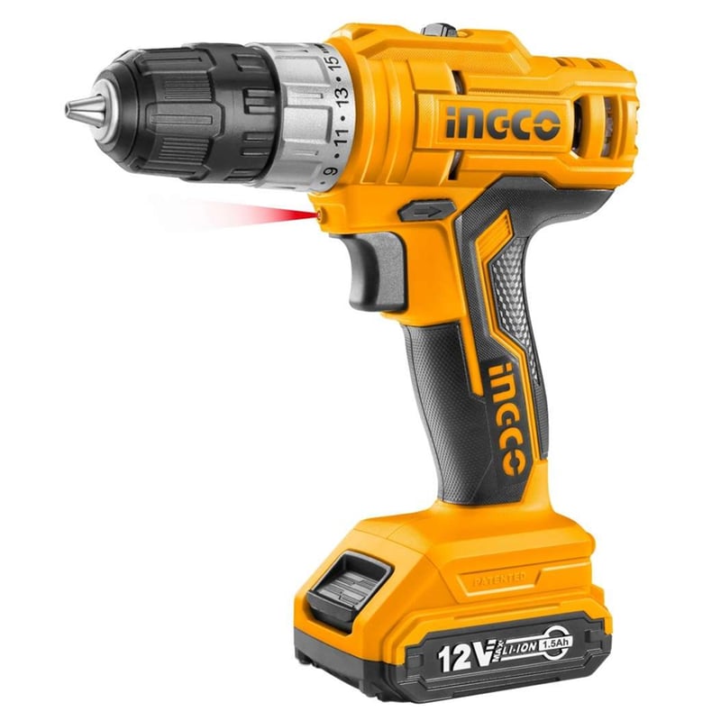 TALADRO INALAMBRICO 12V 0.8-10MM INGCO (CDLI1221)