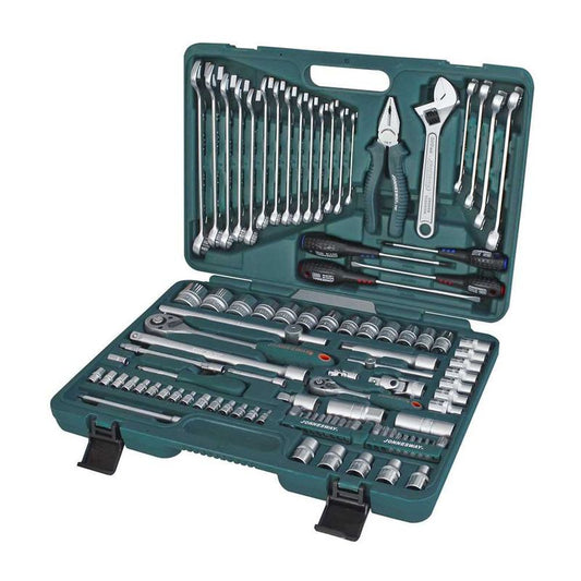 JUEGO DE DADOS JONNESWAY 1/4´´ Y 1/2´´ 101 PIEZAS (S04H624101S)