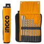 SET DE BROCAS Y CINCELES SDS PLUS INGCO 10 PZAS. (AKD2101)